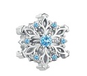 CHARMS ŚNIEŻYNKA ZAWIESZKA PŁATEK ŚNIEGU CHARMS ŚNIEG CHARMS ZIMA SREBRO