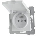 БЕЛЫЙ МОДУЛЬ БЕЗ РАМКИ, ГЕРМЕТИЧНАЯ РОЗЕТКА