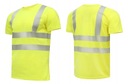 HOGERT T-SHIRT KOSZULKA OSTRZEGAWCZY ODBLASKOWY BAWEŁNA ŻÓŁTY R. 2XL 56