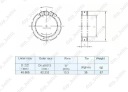 ЗЧЕПЛЕННЯ СТАРТЕРА БЕНДІКС HONDA CRF 250 X 04-17  (12309768950) фото min 5