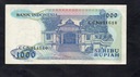 BANKNOT INDONEZJA -- 1000 rupiah -- 1987 rok Kraj Indonezja