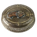 КРАСИВАЯ КОРОБКА С ОБРАЗОМ БОЖИЕЙ МАТЕРИ С ИИСУСОМ ДЛЯ ЧЕТКОВ V