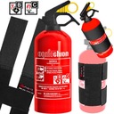 EXTINGUIDOR OGNIOCHRON 1KG BC SOPORTE POTENTE SOPORTE AL RZEP PARA DE MALETERO 