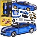 Лицензионный металлический ТЮНИНГ-комплект автомобиля Ford Mustang GT 1:42 ZA5057