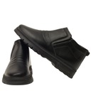 BUTY MĘSKIE ZIMOWE CZARNE ŚNIEGOWCE OCIEPLANE