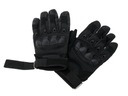 Taktické rukavice vojenská ochrana členkov L čierne Hmotnosť (s balením) 0.17 kg