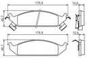 BOSCH ZAPATAS DE FRENADO CHRYSLER PARTE DELANTERA STRATU 