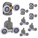 НАБОР ДВОЙНЫХ РОЛИКОВ НАБОР ДВОЙНЫХ РОЛИКОВ ДЛЯ ДУШЕВОЙ КАБИНЫ 20 ММ