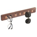 РУЧКА БАМБУКА САМОКЛЕЯЩАЯСЯ СТЕКЛЯННАЯ ВЕШАЛКА 3М КОЖА 7 КРЮЧКОВ