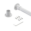 DRĄŻEK DO SZAFY NA UBRANIA UBRANIOWY 148CM BIAŁY MAT CLASSIC PRO II