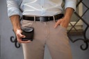 BETLEWSKI мужской кожаный ремень-автомат на брюки, джинсы, костюм, пряжка