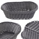 KOSZYK NA PIECZYWO CHLEB STÓŁ SZTUĆCE OWALNY SZARY KOSZYCZEK