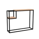 Консоль с небольшой полкой, гостиная техасский лофт