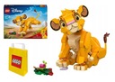 LEGO DISNEY 6+ КОРОЛЬ ЛЕВ ЛЬВЕНОК СИМБА 43243