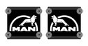 Именная табличка LOGO LED 16x16 2шт + БЕСПЛАТНО