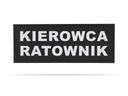 MEDYCZNA NASZYWKA ODBLASKOWA wz KIEROWCA RATOWNIK