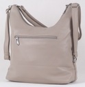 Klasická kabelka batoh 2v1 ekologická koža tmavá béžová tarboplecak Hlavná tkanina ekologická koža