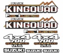 Наклейки на квадроцикл SUZUKI kingquad 450 700 750
