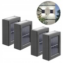 4SZT SOLARNA LAMPA KINKIET OGRÓD ZEWNĘTRZNA IP65