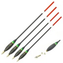 4 поплавка с грузом BRAND MATCH WAGGLER M 18