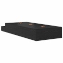 VIDAXL FRAME BEDS ZE SCHOWKIEM Z SHELF BLACK DAB 90 CM  photo 10