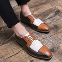 Pánske patchworkové formálne pánske topánky Dĺžka vložky 0 cm