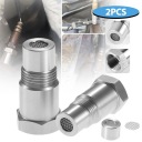 2 ПК, простой лямбда -зондовый эмулятор из нержавеющей стали с ситом #10