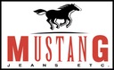MUSTANG CZARNY MĘSKI SKÓRZANY PASEK DO SPODNI 105 Marka Mustang