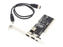FIREWIRE PCI КАРТА 4 ПОРТА FIRE-WIRE 1394 АДАПТЕР