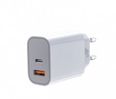 TB Зарядное устройство 2x3A USB C + USB A белый Power Delivery белый