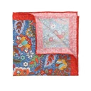 Шелковый нагрудный платок с цветами Folk Lancerto M.849