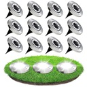 12 СОЛНЕЧНЫХ САДОВЫХ ЛАМП, ПРИБОР, ДВИЖЕНИЕ, 16 СВЕТОДИОДОВ, СВЕТЯЩИЙСЯ ДИСК