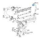 ОРИГИНАЛЬНЫЕ ПРОВОДЫ СМАЗКИ ТУРБИНЫ MERCEDES OM278 фото 2