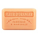 Марсельское мыло 125г Цветок горького апельсина с маслом ШИ в плитке