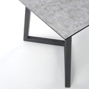Раздвижной стеклянный стол Loft 160-210 TINGO Concrete
