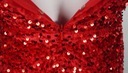 Mascara Sequins Dress Plesové šaty veľ.36 Dominujúca farba červená