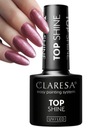 CLARESA TOP SHINE HYBRYDOWY DO PAZNOKCI BŁYSZCZĄCY 5ML