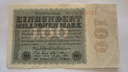 Banknot NIEMCY, 100 MILIONÓW MAREK 1923