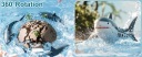 Човен Shark RC – HD камера, 2,4 ГГц, світло/розпилювач – іграшка для басейну в подарунок для дітей купити з Польщі