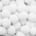 Помпоны декоративные П - 05 (100 шт) Белый