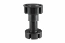 ЧЕРНАЯ НОЖКА ДЛЯ ШКАФА Регулируемая ножка 60MM