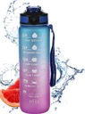 СПОРТИВНАЯ БУТЫЛКА 1 Л МОТИВАЦИЯ БУТЫЛКА ДЛЯ ВОДЫ СХЕМА РУЧКИ-ТРУБКИ 1000 мл