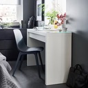 IKEA MALM Toaletný stolík biely 120x41 cm Hĺbka nábytku 41 cm