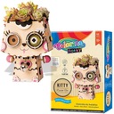 ПАЗЛ КОТЕНОК 3D ЦВЕТОЧНЫЙ ГОРШОК ДЛЯ РЕБЕНКА КРЕАТИВ