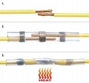 Коннектор оловянный, термоусадочная втулка, 120 шт.