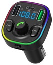 Автомобильное зарядное устройство Bluetooth FM-передатчик PD 20W QC3.0 USB-C LED Manta