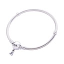 Náramok modulárny základ pre Charms STRIEBRO 925 Srdce Love 19 cm