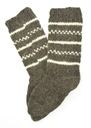 Podkolienky, Ponožky/ Ponožky 100% vlna 38-39 Dominujúca farba čierna