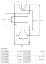 AS-PL AP5033S WHEEL PASOWE, GENERATOR  photo 9