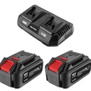 КОМПЛЕКТ 2 АККУМУЛЯТОРА 4 Ач + ГРАФИТОВОЕ ЗАРЯДНОЕ УСТРОЙСТВО